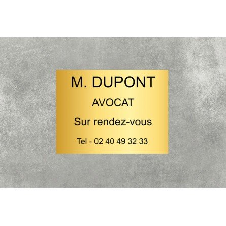Plaque-pro-en-laiton-gravé-20x15cm Plaque-pro-en-laiton-gravé-20x15cm
